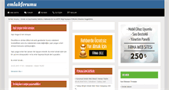 Desktop Screenshot of emlakforumu.com
