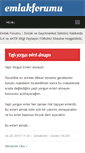 Mobile Screenshot of emlakforumu.com